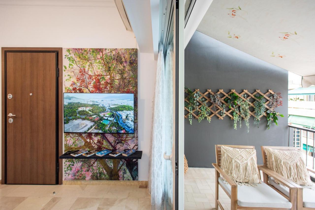 Blue Ark Boho Stay At Acropolis Atene Esterno foto